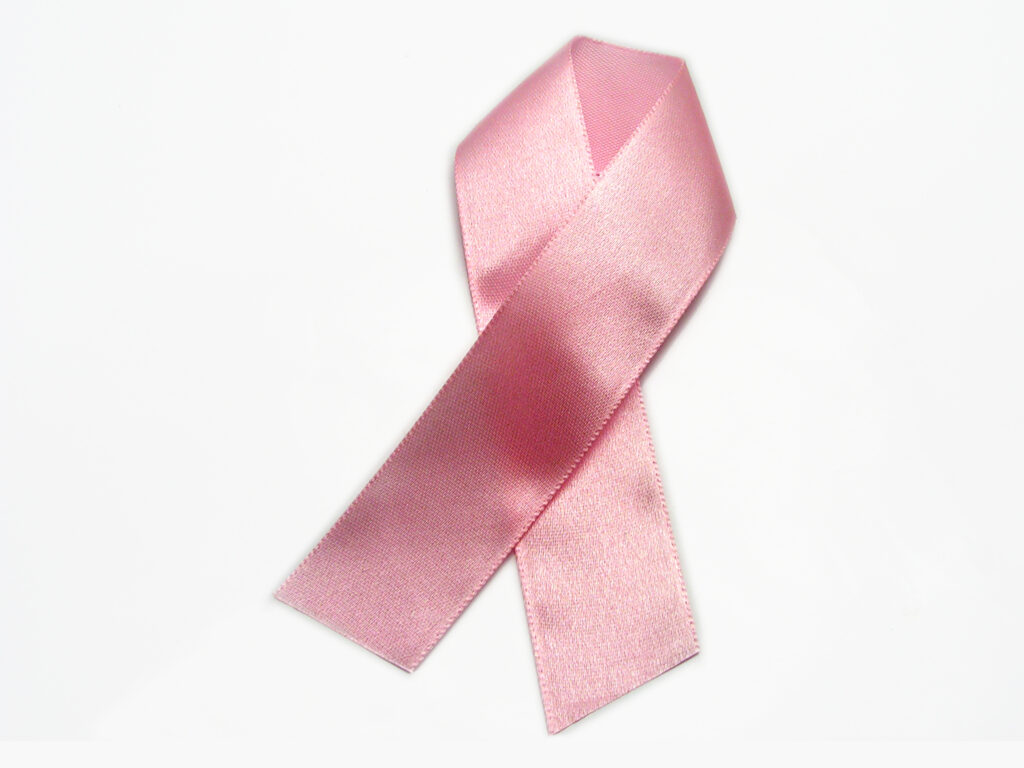 pink ribbon breast cancer awareness