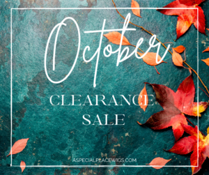 OCTOBER WIG CLEARANCE SALE